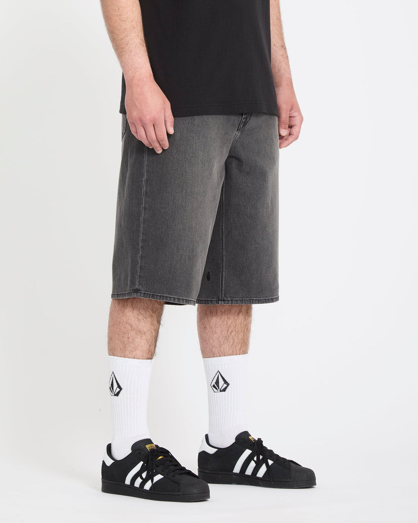 Chillow 24" Denim Short - Black Grey