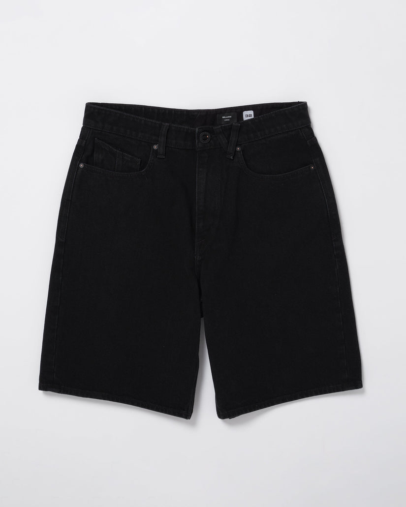 Billow 22" Denim Short - Black