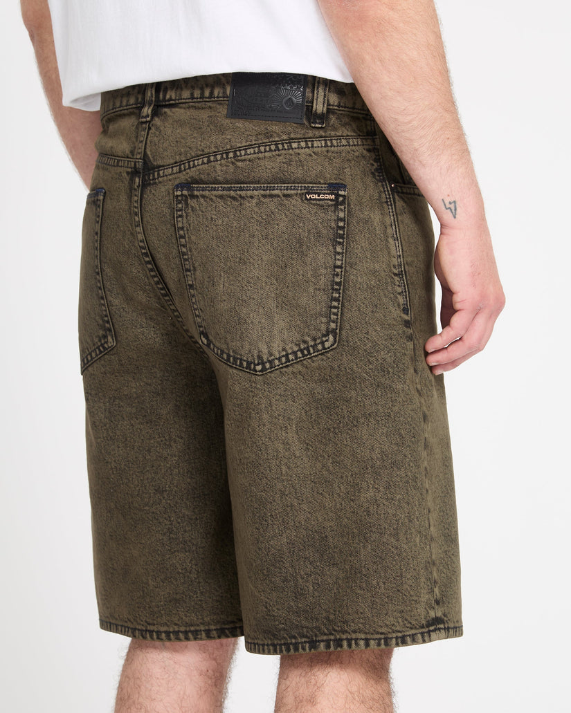 Billow 22" Denim Short - Sage Leaf
