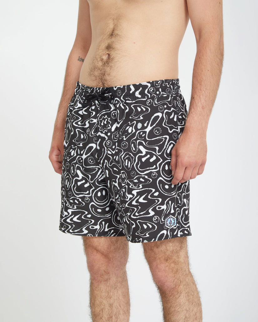Filip Rygalski Smile Trunk 17" Boardshorts - BLACK