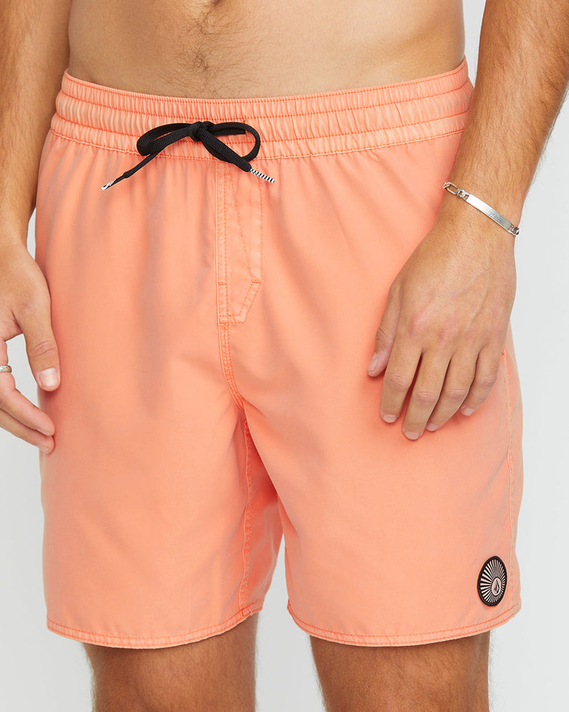 Center Trunk 17" Boardshorts - PALE PEACH