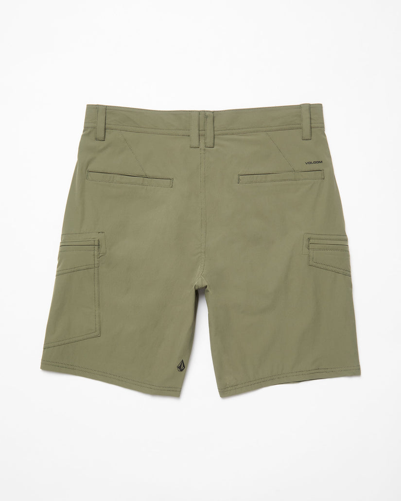 Cashed In Cargo 20" Hybrid Shorts - WINTERMOSS
