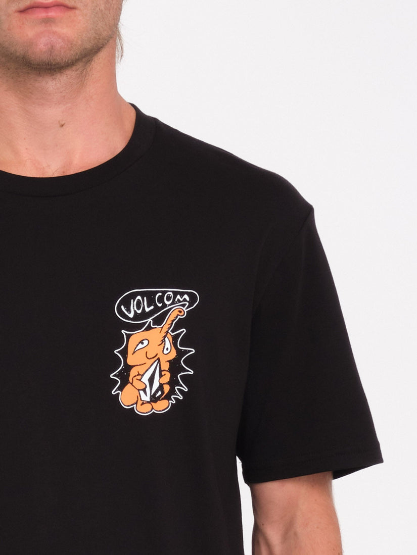 Santi Stoned T-Shirt - Black