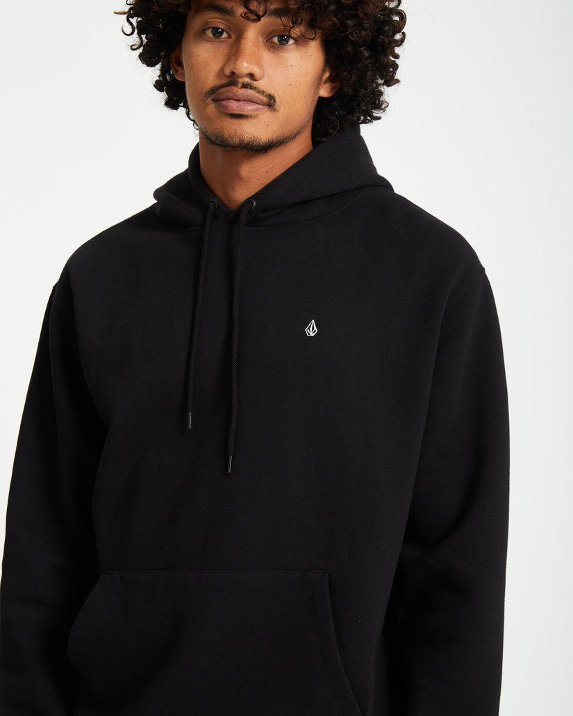 Single Stone Kapuzenpullover - Black