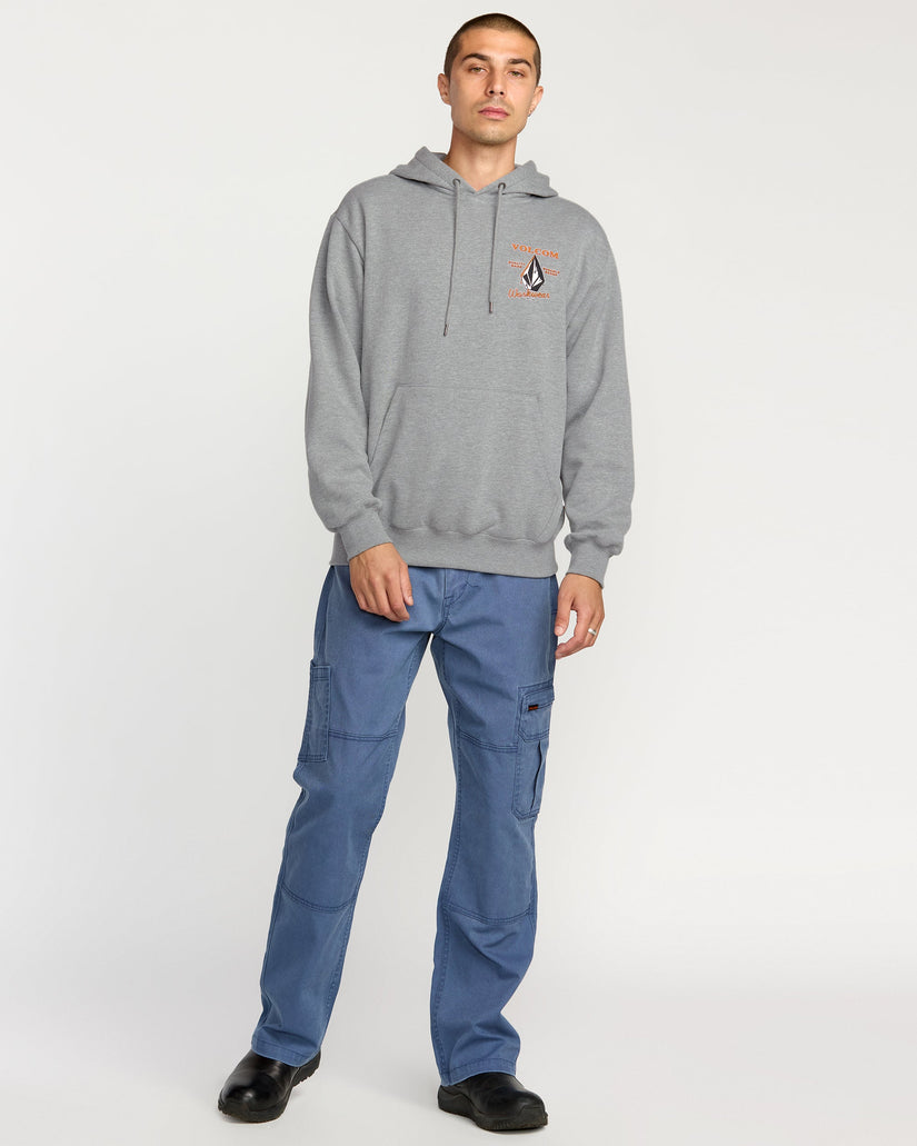Workwear Hoodie - Heather Grey