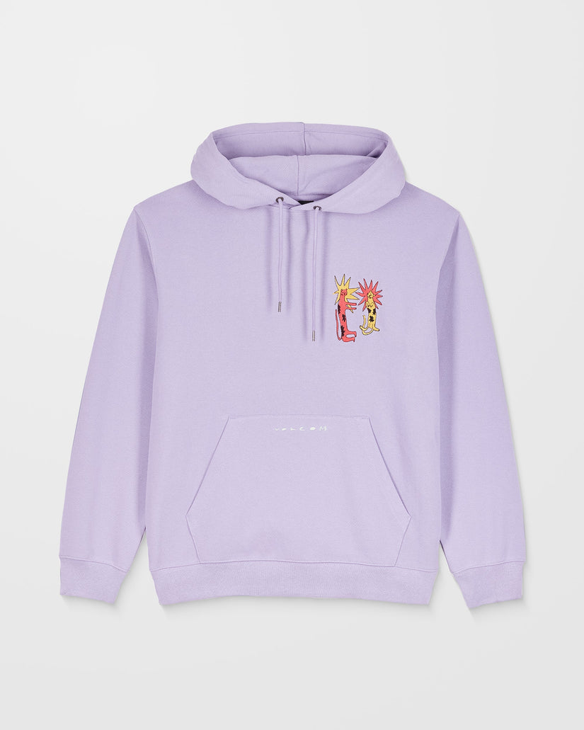 Longo Cats Hoodie - Purple Ash