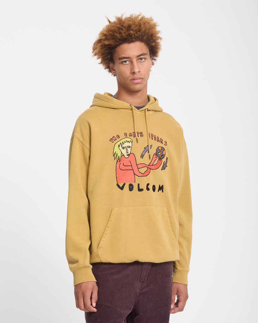 Earth Speaks Hoodie - Mustard