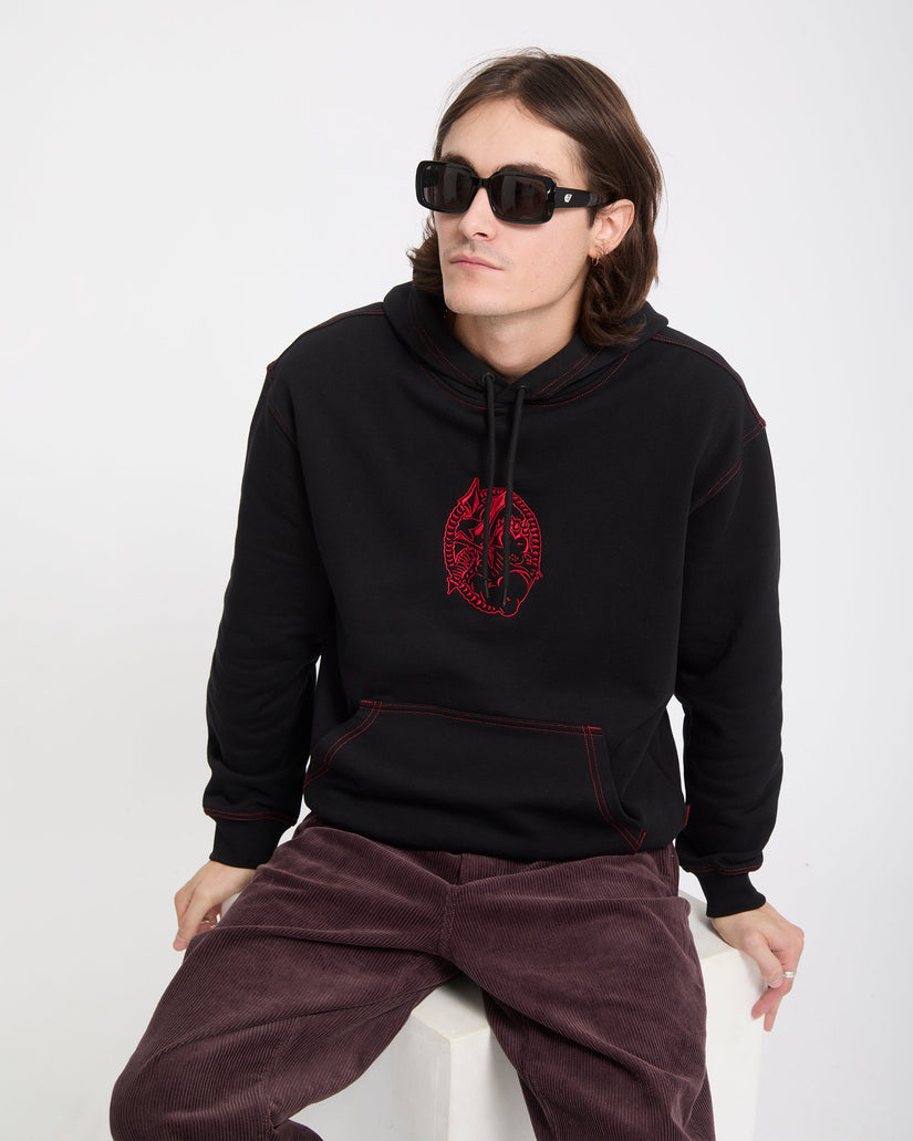 For The Stone Hodie - Black
