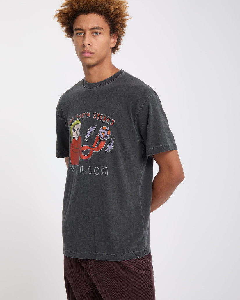 Earth Speaks T-Shirt - Black