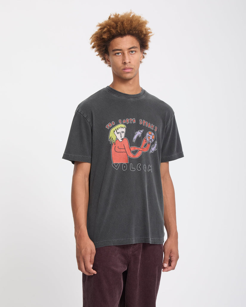 Earth Speaks T-Shirt - Black