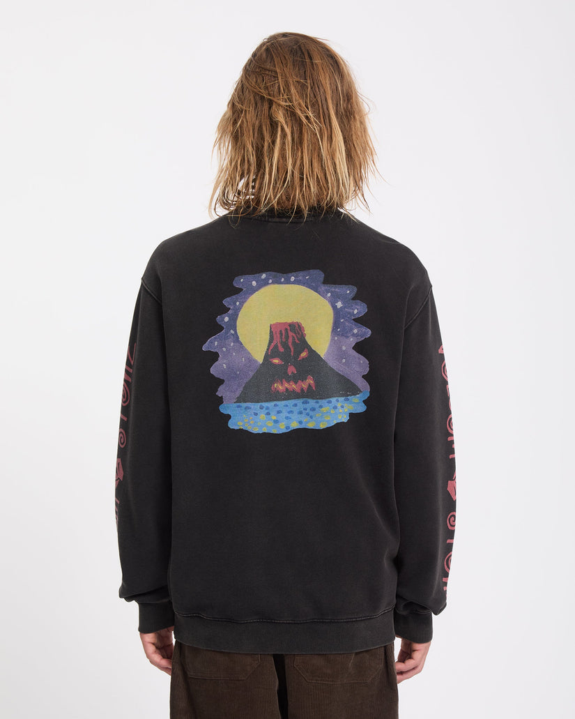 Ozzy Sweatshirt - Light Acid Black