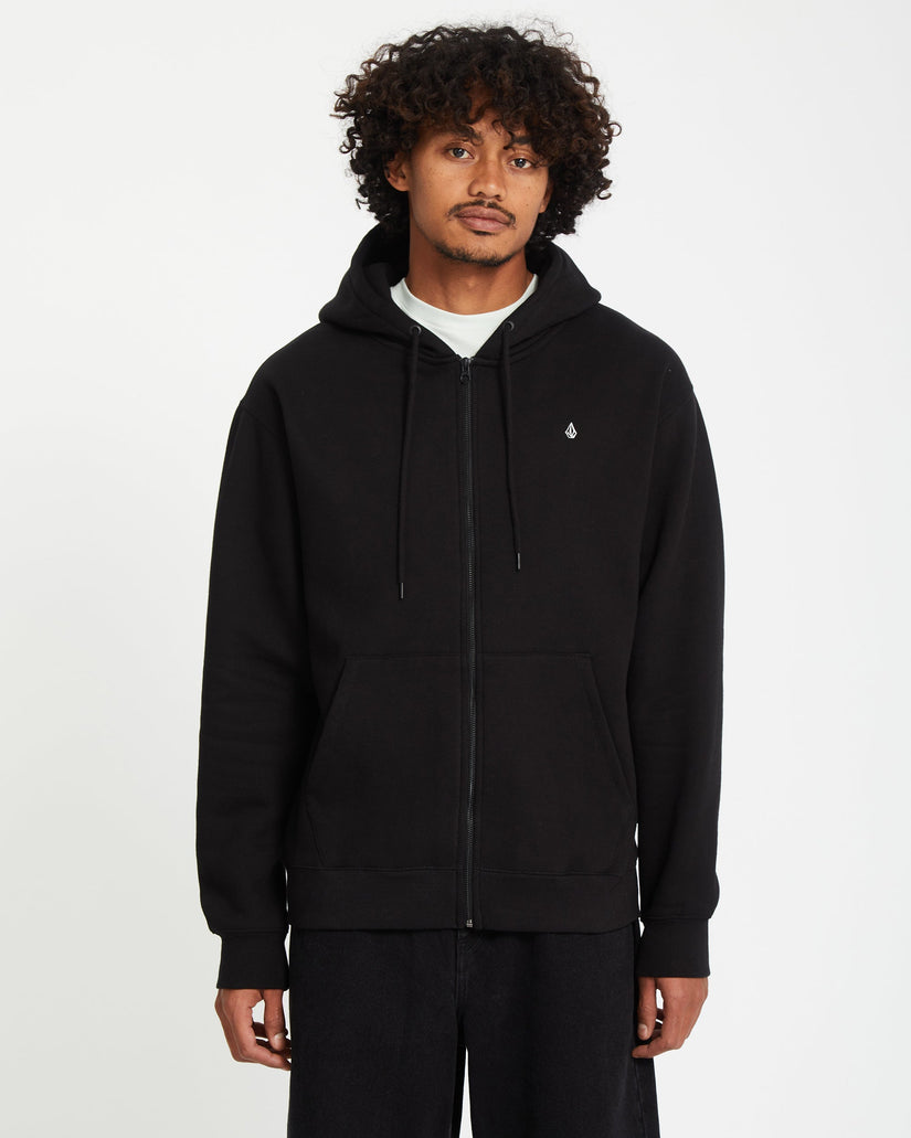 Single Stone Kapuzenjacke - Black