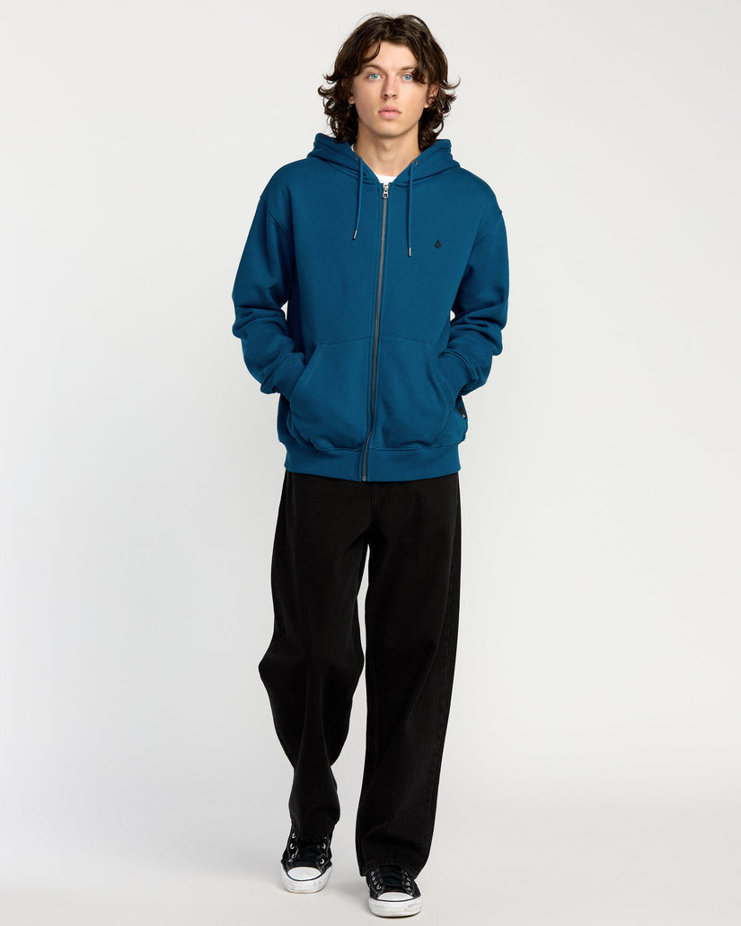 Single Stone Kapuzenjacke - Cosmic Blue