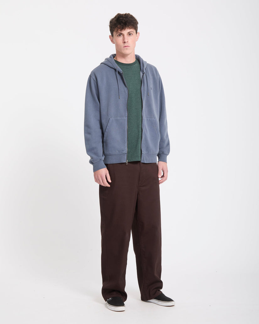 Single Stone Zip Sweatshirt - Storm Blue