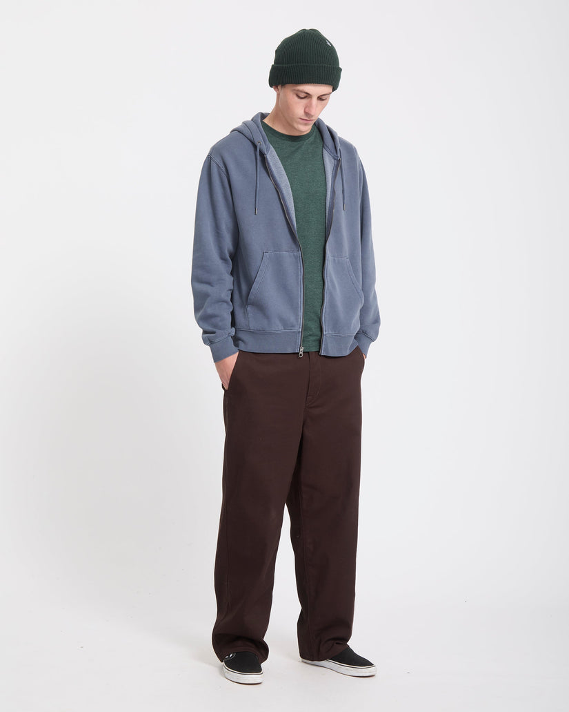 Single Stone Zip Sweatshirt - Storm Blue