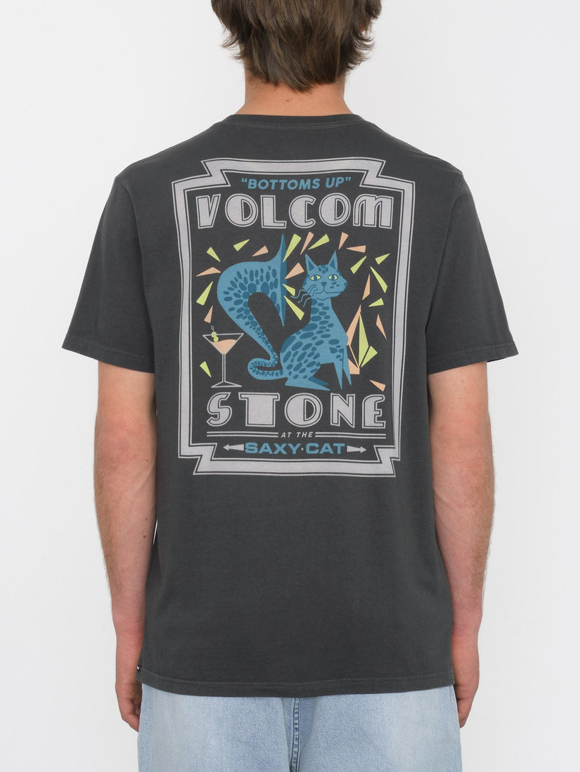 Saxy Cat T-shirt - STEALTH (A5212400_STH) [F]