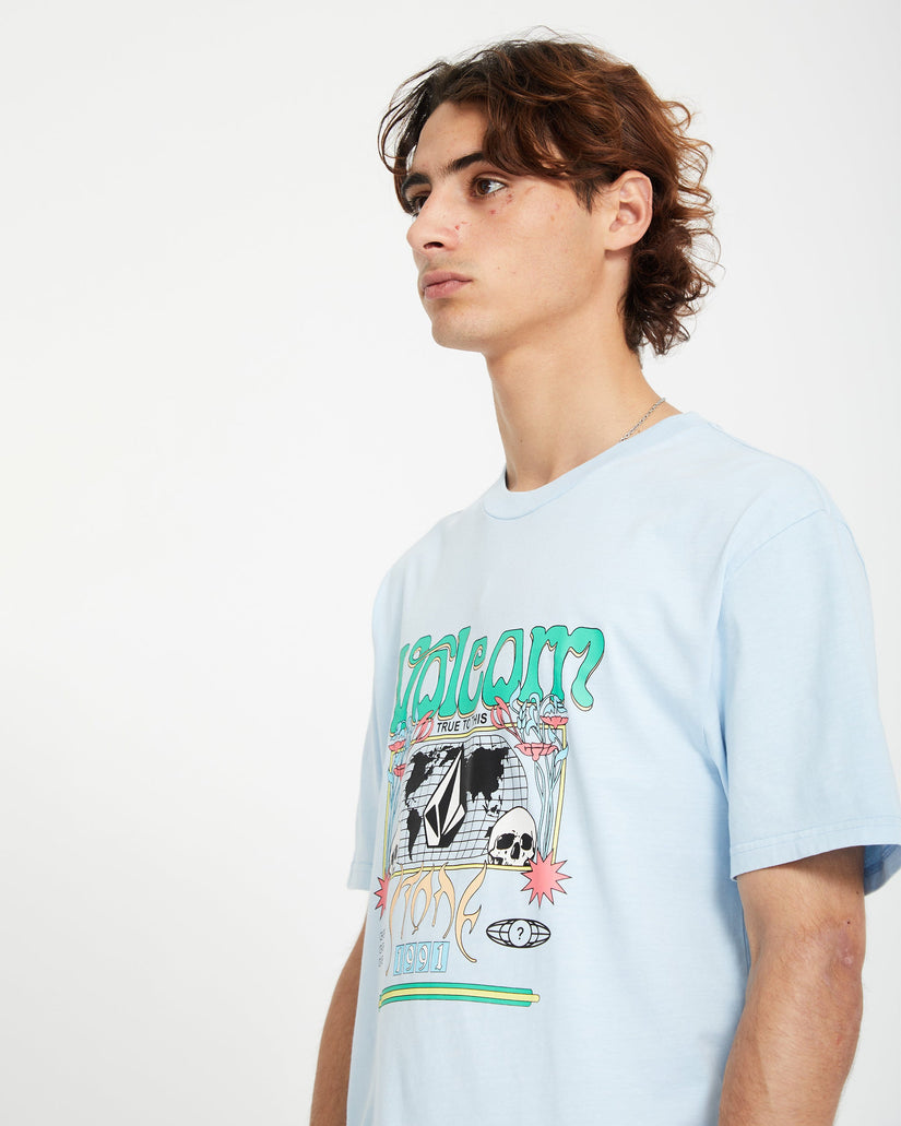 Worldly T-shirt - CAROLINA BLUE