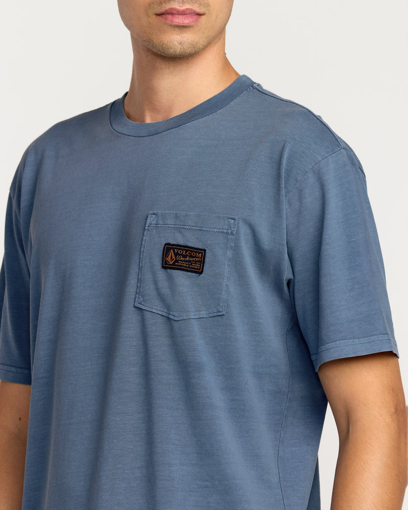 Workwear Certified Pocket T-Shirt - Blue Wash