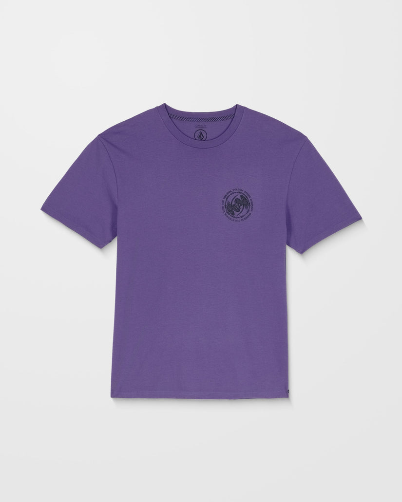 Circlepalm T-Shirt - Dark Purple