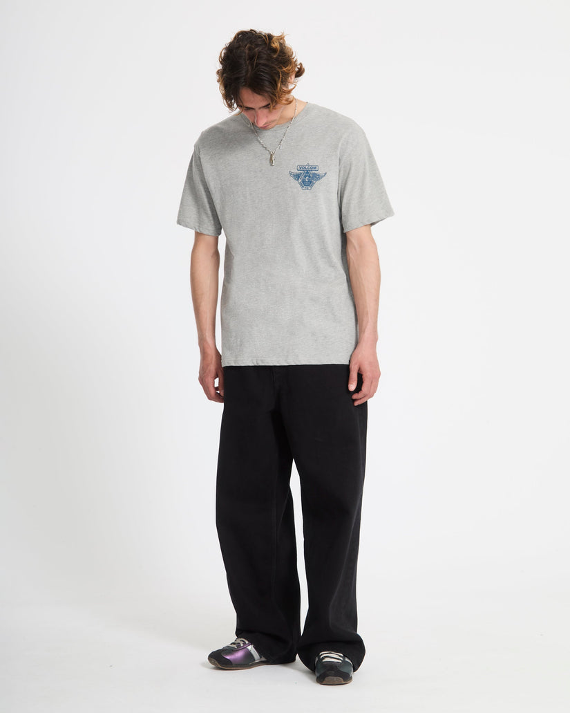 Free Wheel T-Shirt - Heather Grey