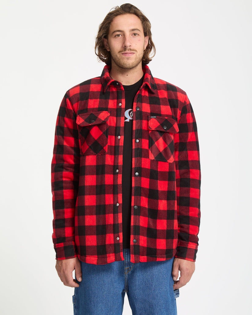 Bowered Hemdjacke - Lifeguard Red
