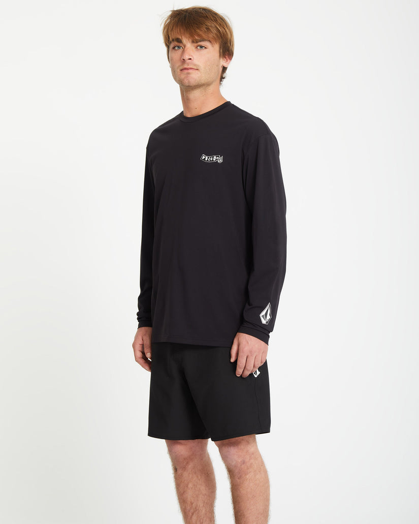 Pistol Surf Rashguard - BLACK