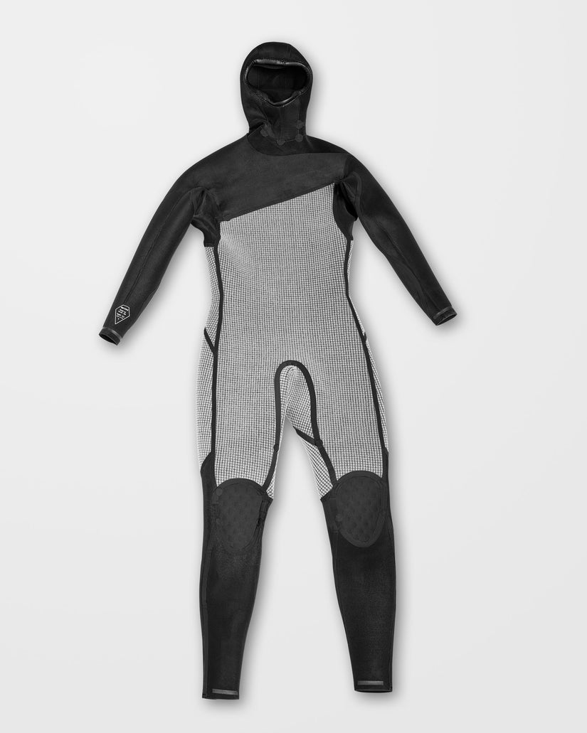 Modulator 5/4/3Mm Hooded Chest Zip Wetsuit - Black