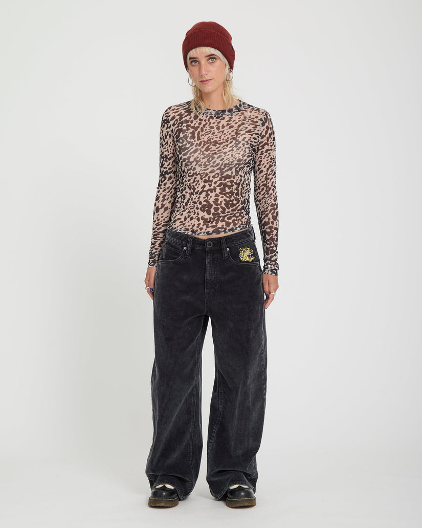 Tigardi Mesh Top - Animal Print
