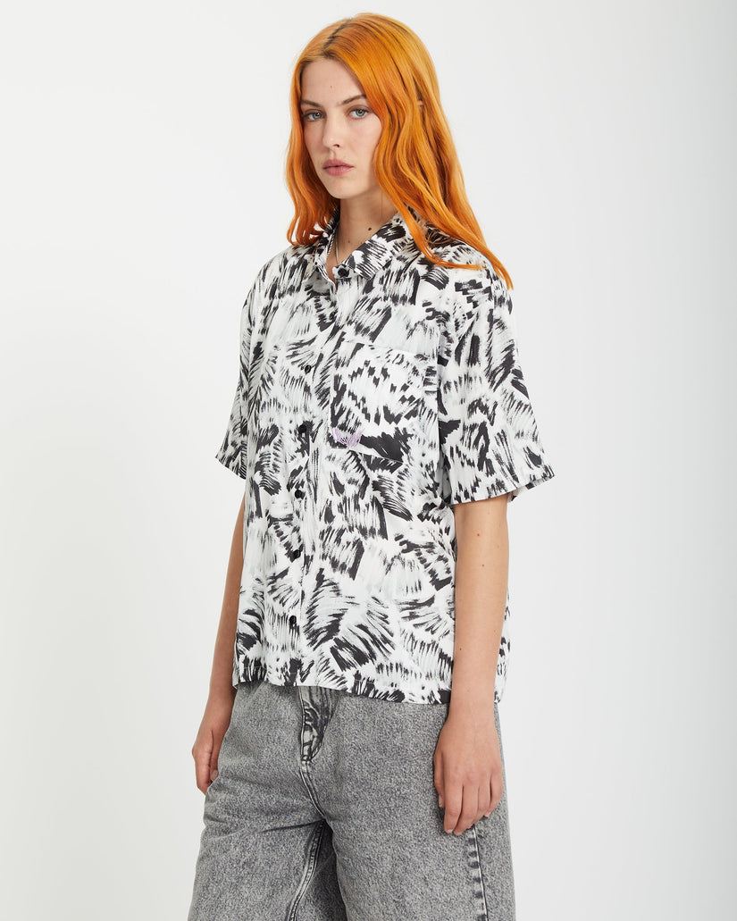 Alix Top - BLACK WHITE
