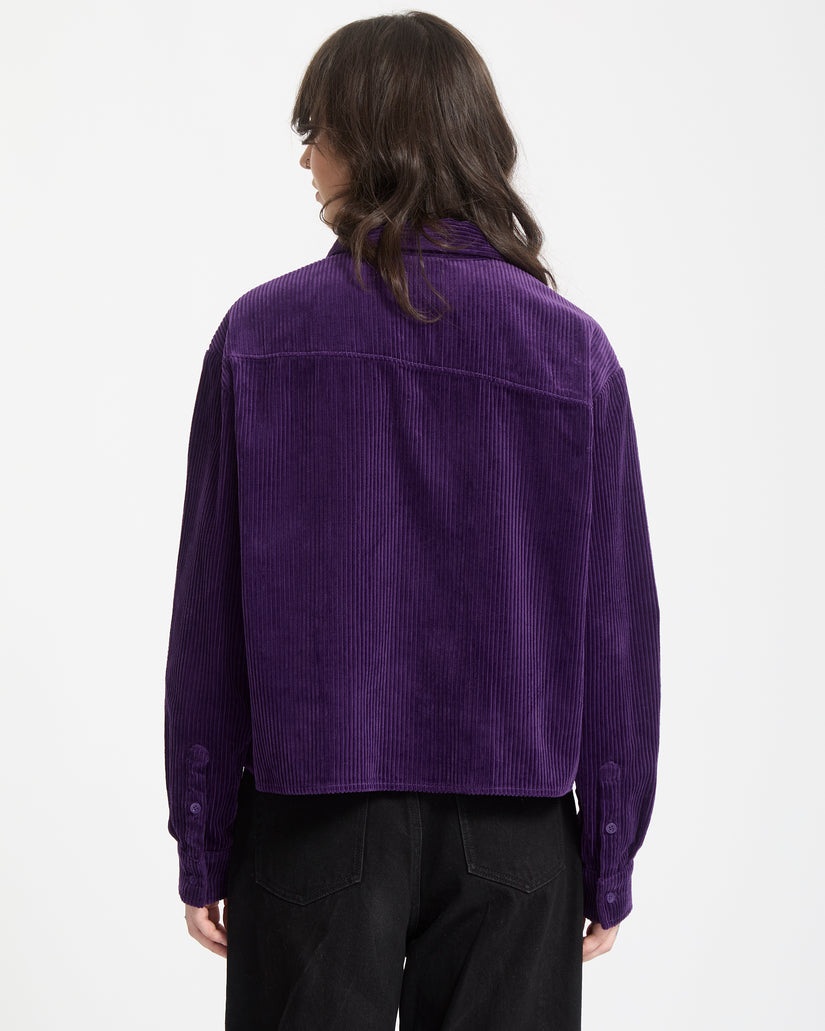 Weellow Cord-Hemd - Acai
