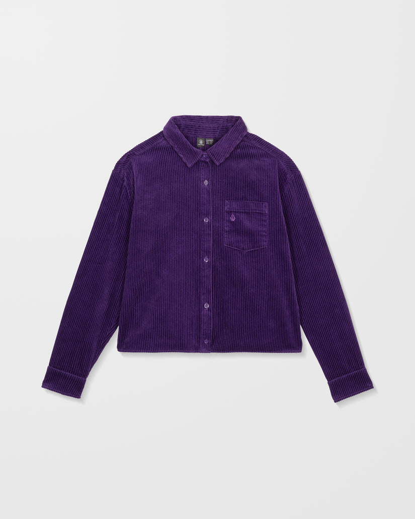 Weellow Cord-Hemd - Acai
