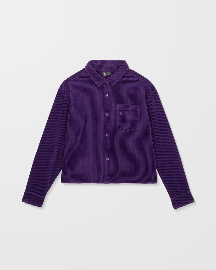 Weellow Cord-Hemd - Acai