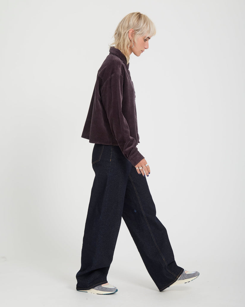 Weellow Corduroy Shirt - Raisin