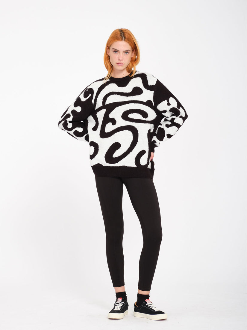 Zephyr Pullover - Black White