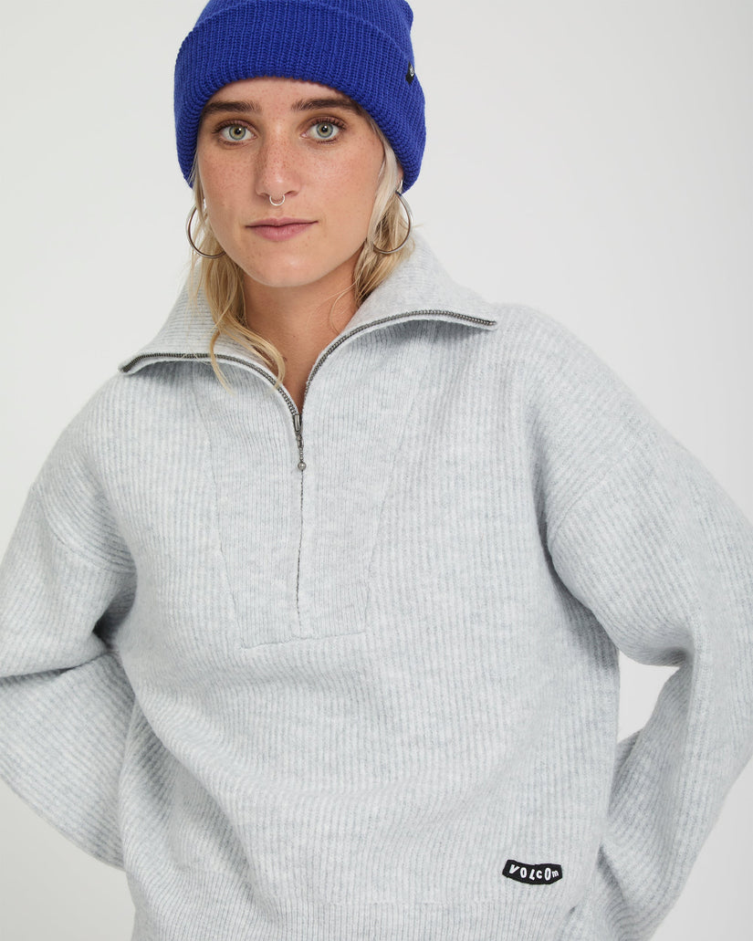 Voltrane Sweater - Bone Heather
