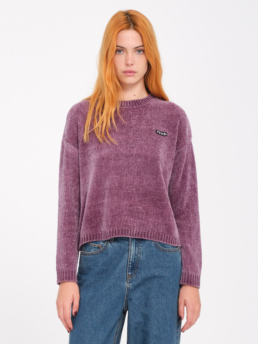 Bubble Tease Pullover - Vintage Violet