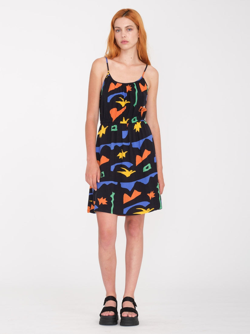 FA ARTHUR LONGO CAMI DRESS (B1312416_BLK) [F]