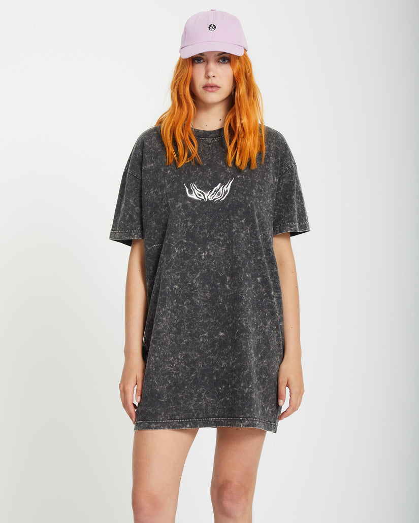 Alix Tee Kleid - VINTAGE BLACK