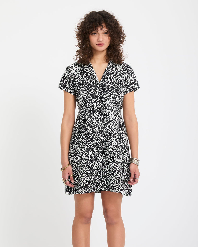 Rawly Dress - Black White