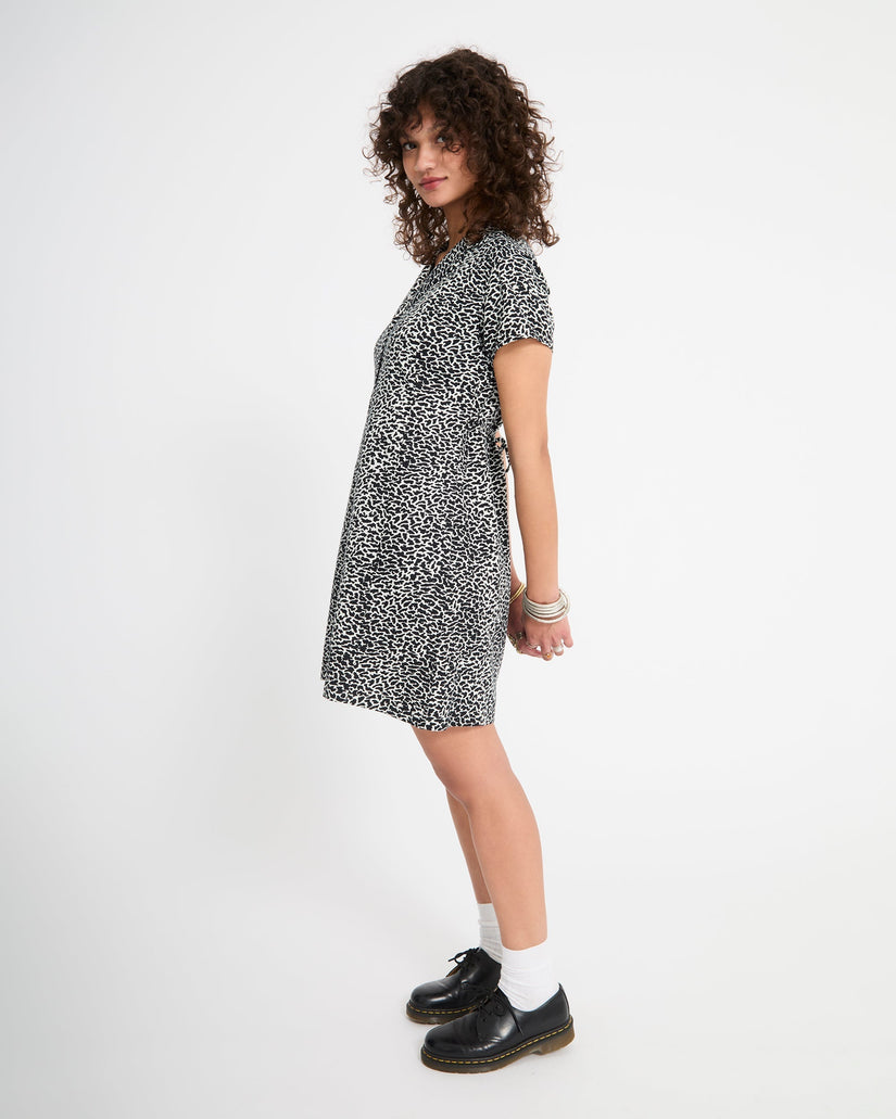 Rawly Dress - Black White