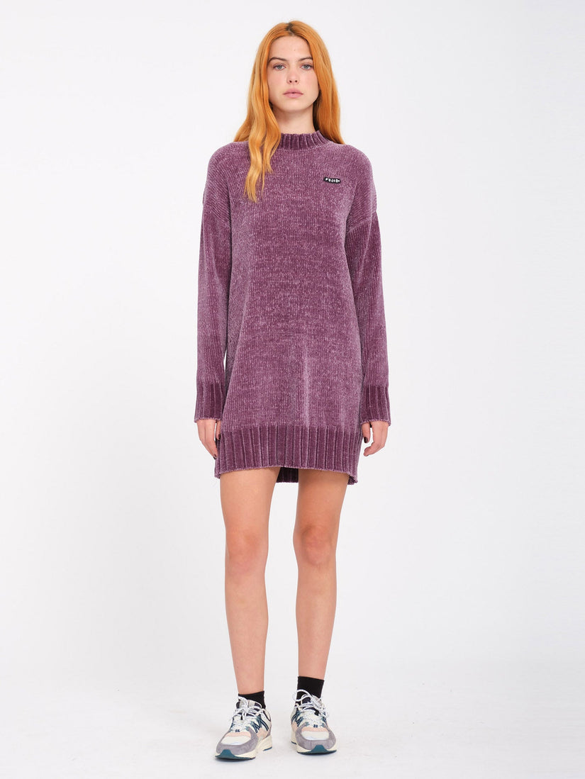 Bubble Tea Kleid - Vintage Violet