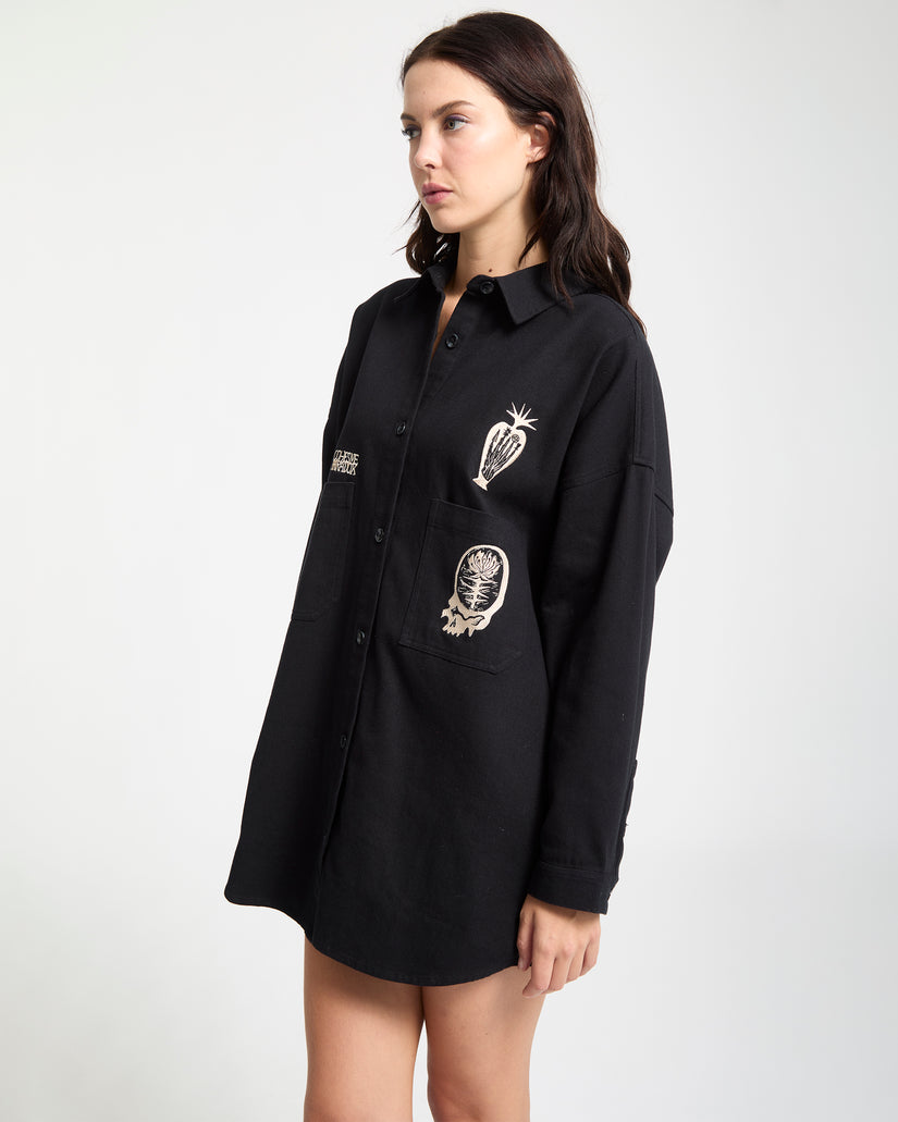 Vaderetro Kleid - Black