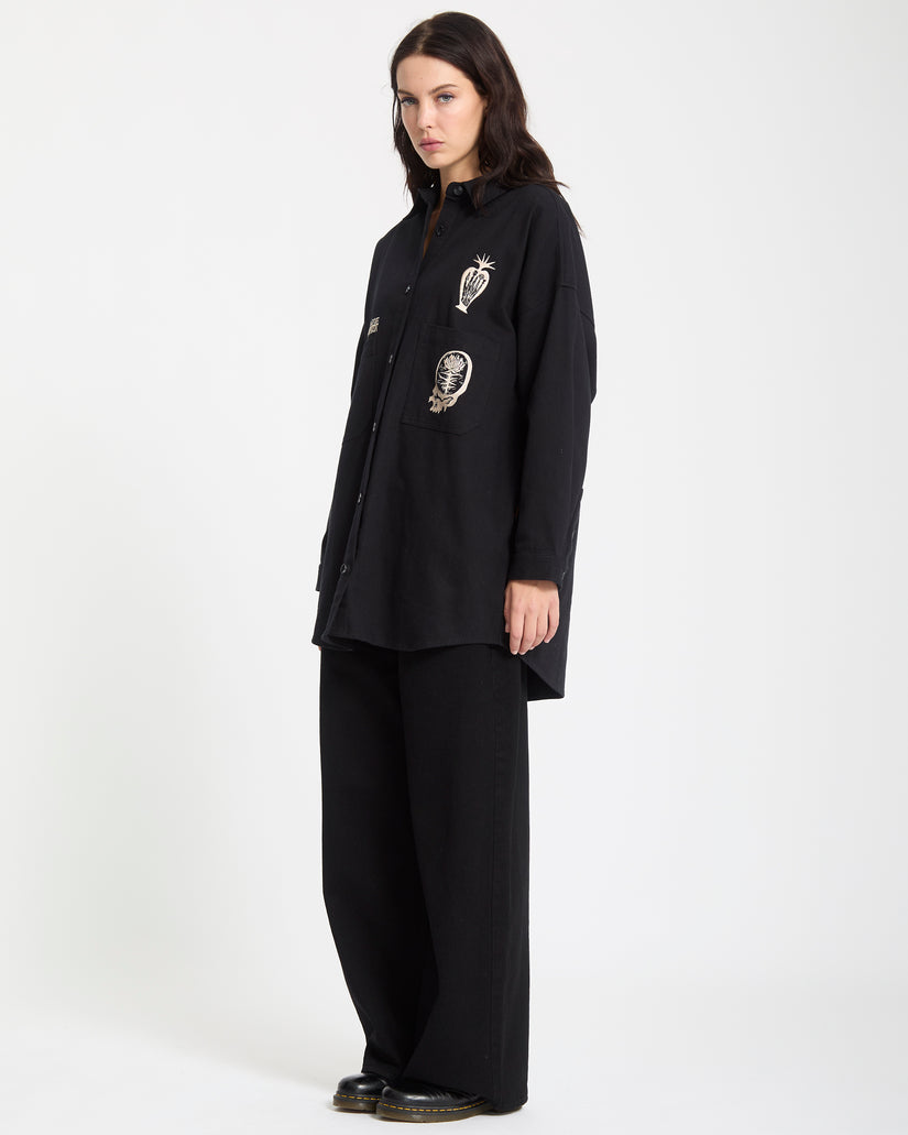 Vaderetro Kleid - Black