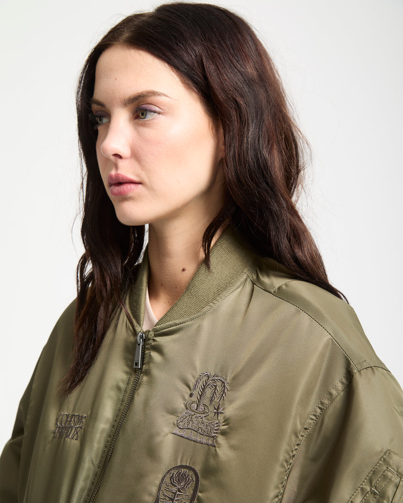 Vaderetro Bomberjacke - Wintermoss