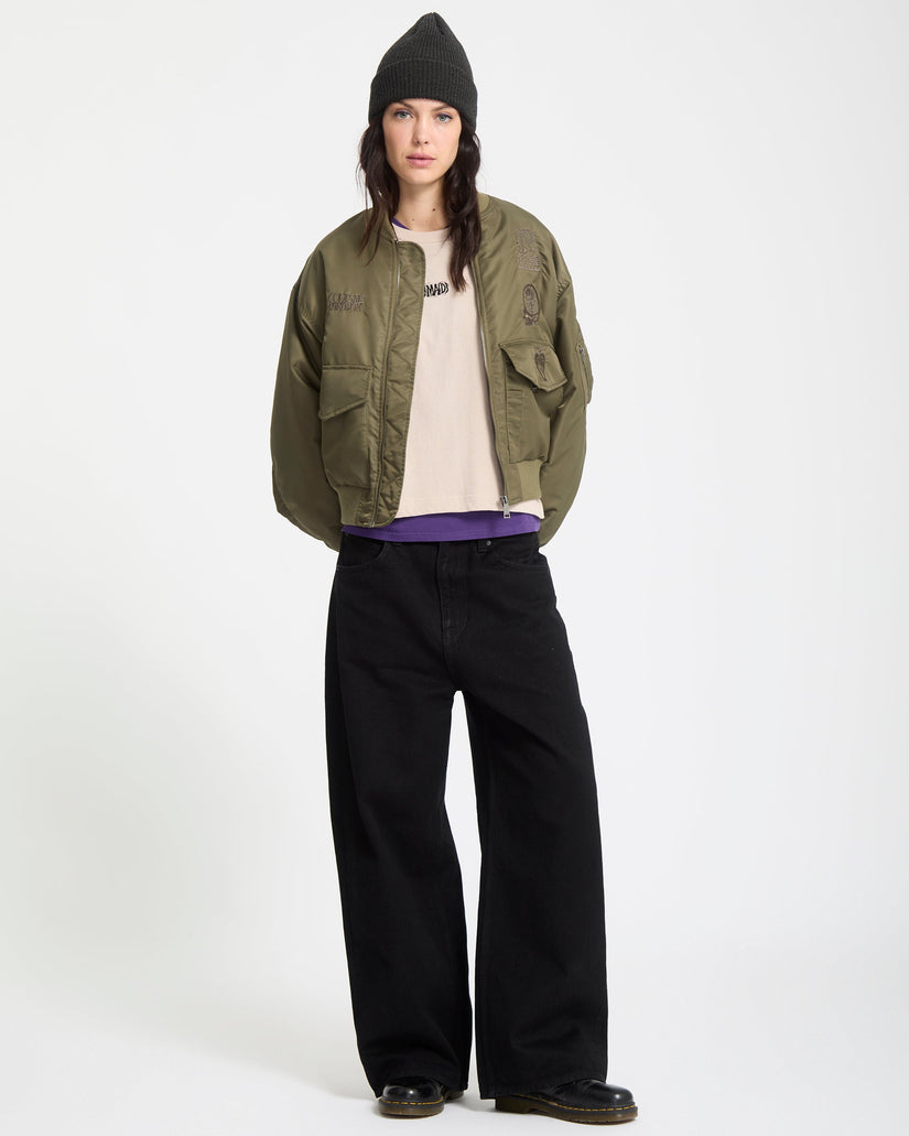 Vaderetro Bomberjacke - Wintermoss