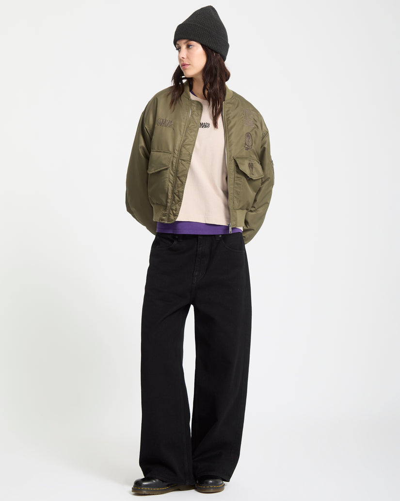 Vaderetro Bomberjacke - Wintermoss