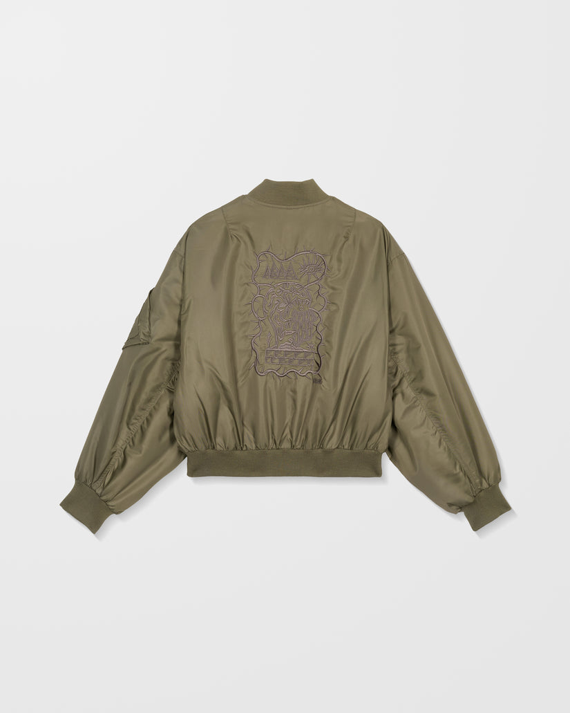 Vaderetro Bomberjacke - Wintermoss