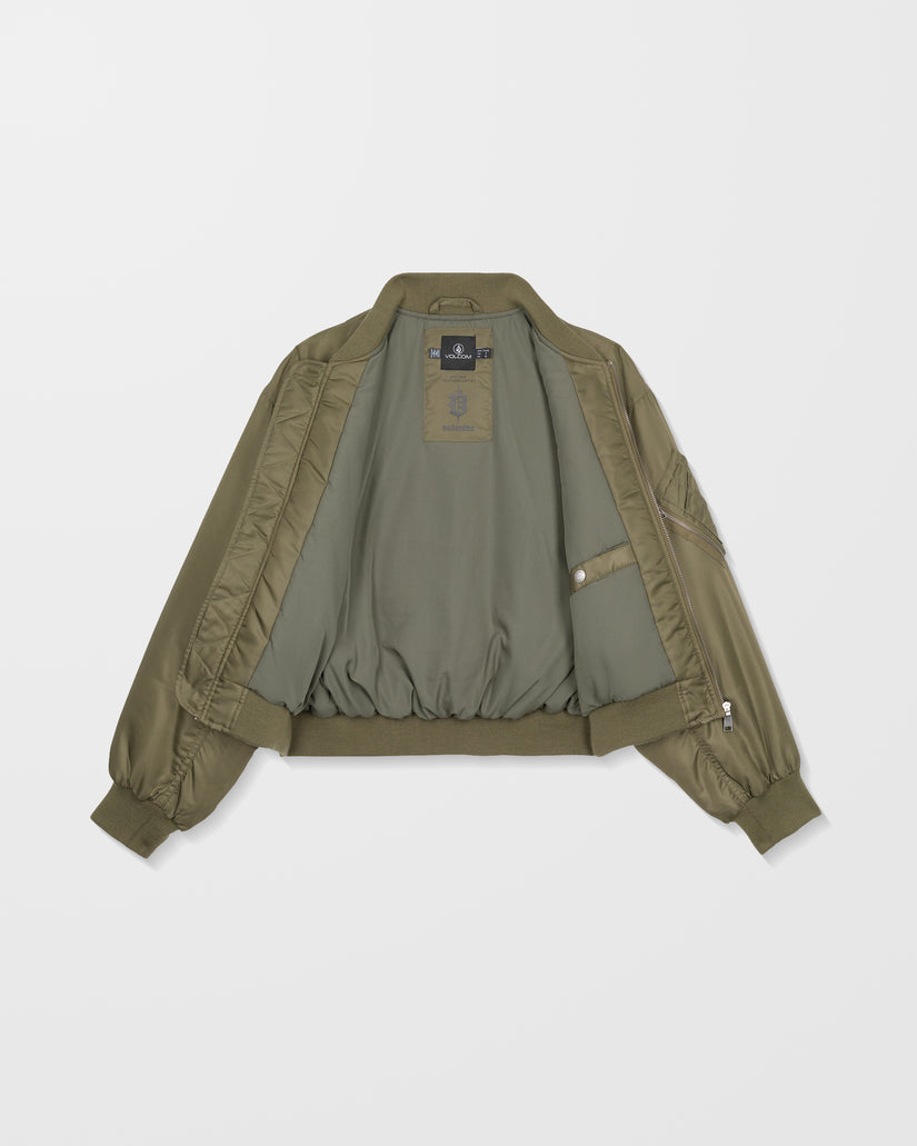 Vaderetro Bomberjacke - Wintermoss