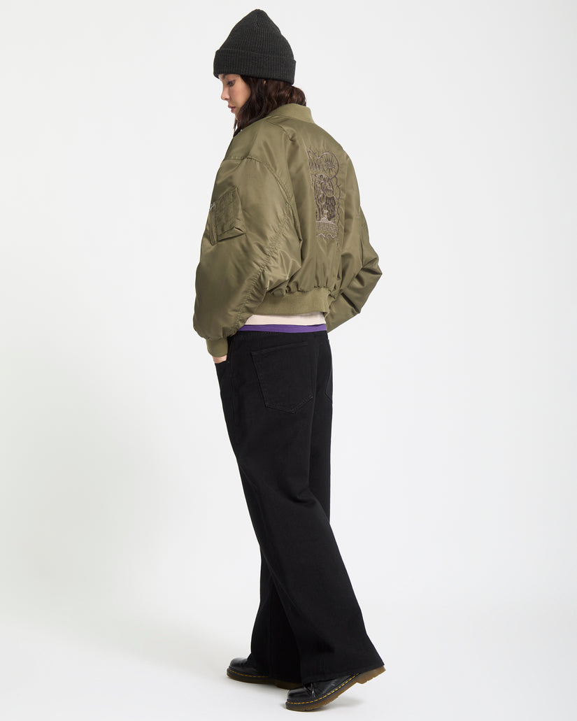 Vaderetro Bomberjacke - Wintermoss