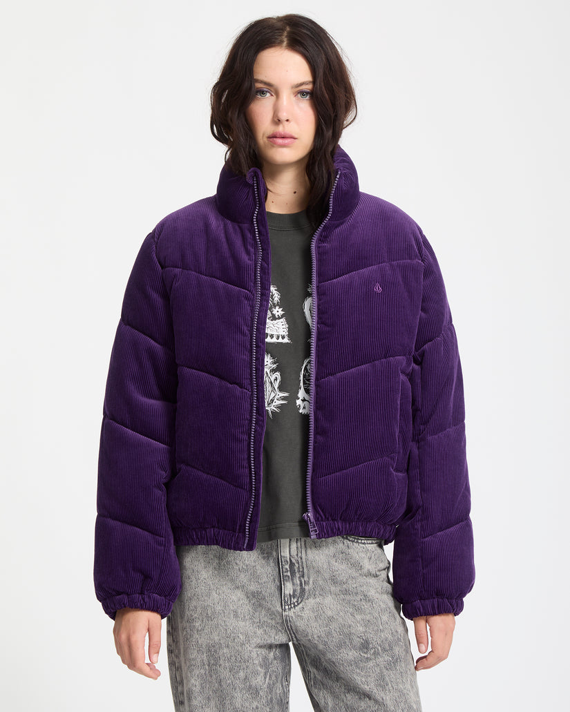 Cord'N Stone Puffer Jacke - Acai